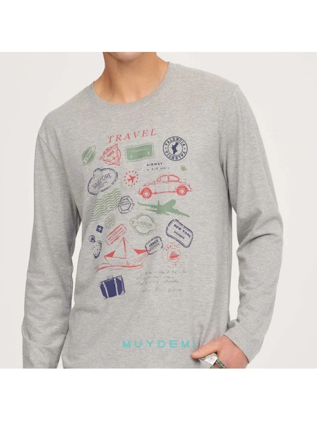 PIJAMA HOMBRE ALGODON MUYDEMI