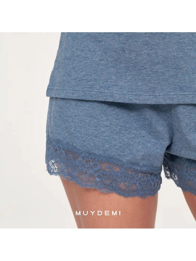 PIJAMA MUJER ENCAJE MUYDEMI