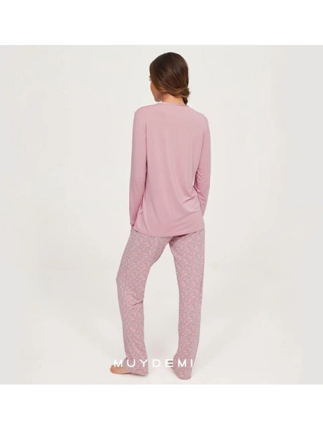 PIJAMA MUJER LARGO MUYDEMI