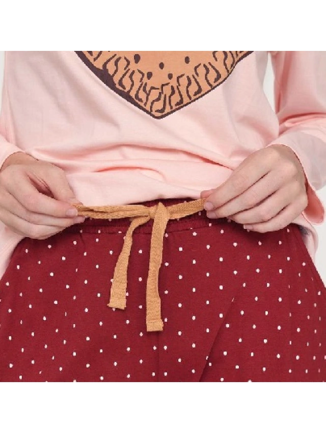 PIJAMA MUJER 100% ALGODON MUYDEMI