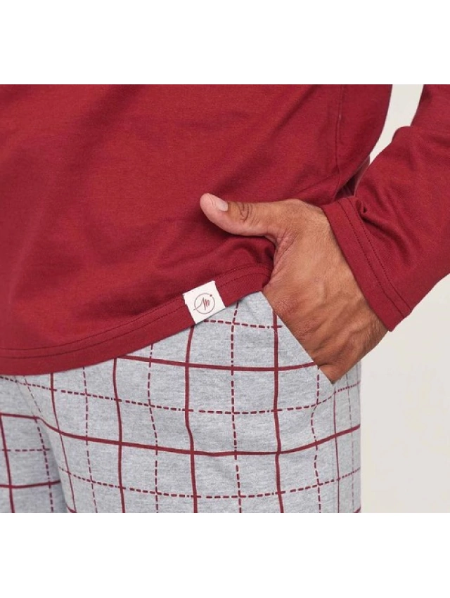 PIJAMA HOMBRE 100% ALGODON MUYDEMI