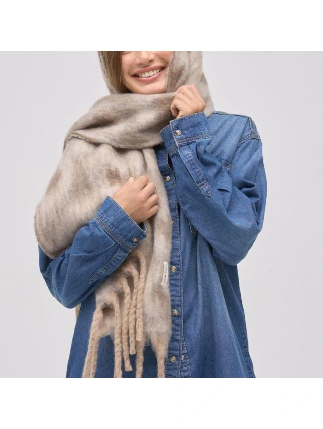 BUFANDA MUJER Y.MORA