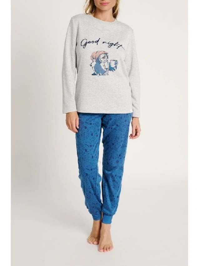 PIJAMA MUJER INVIERNO MUYDEMI