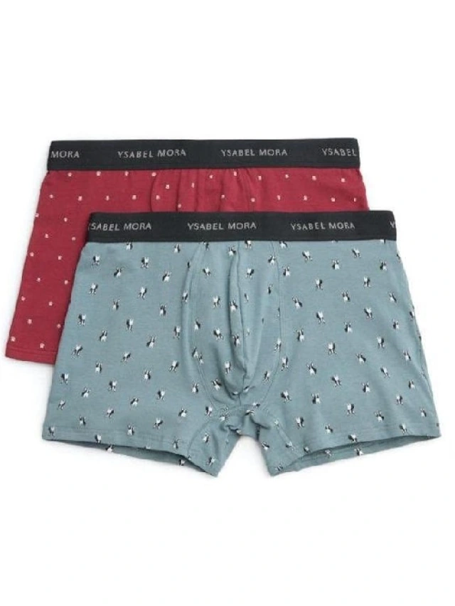 PACK2 BOXER HOMBRE ALGODON Y.MORA