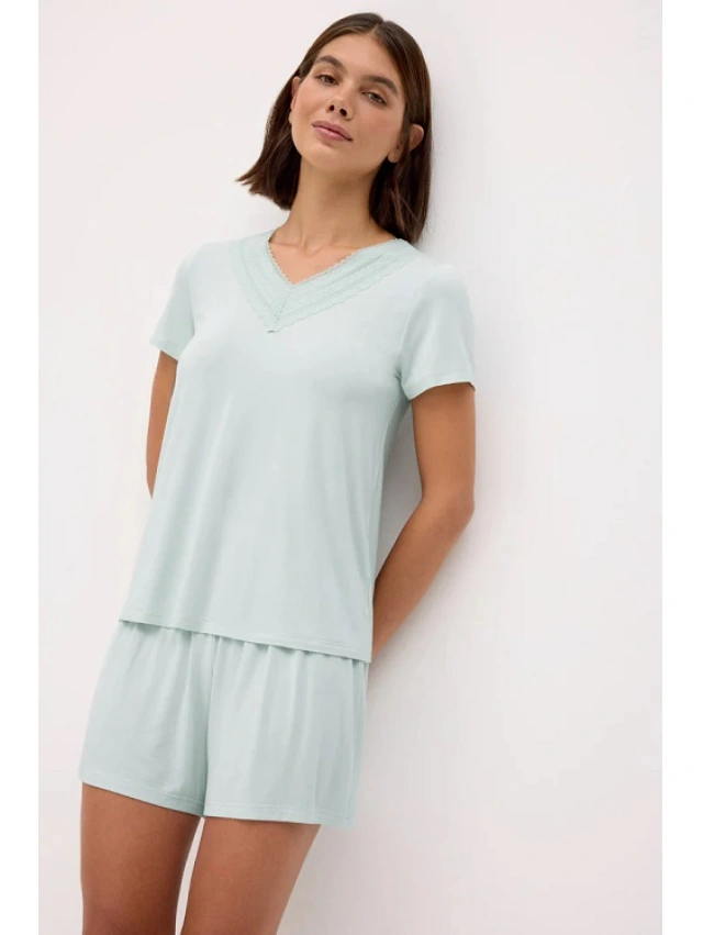 PIJAMA MUJER MANGA CORTA Y. MORA