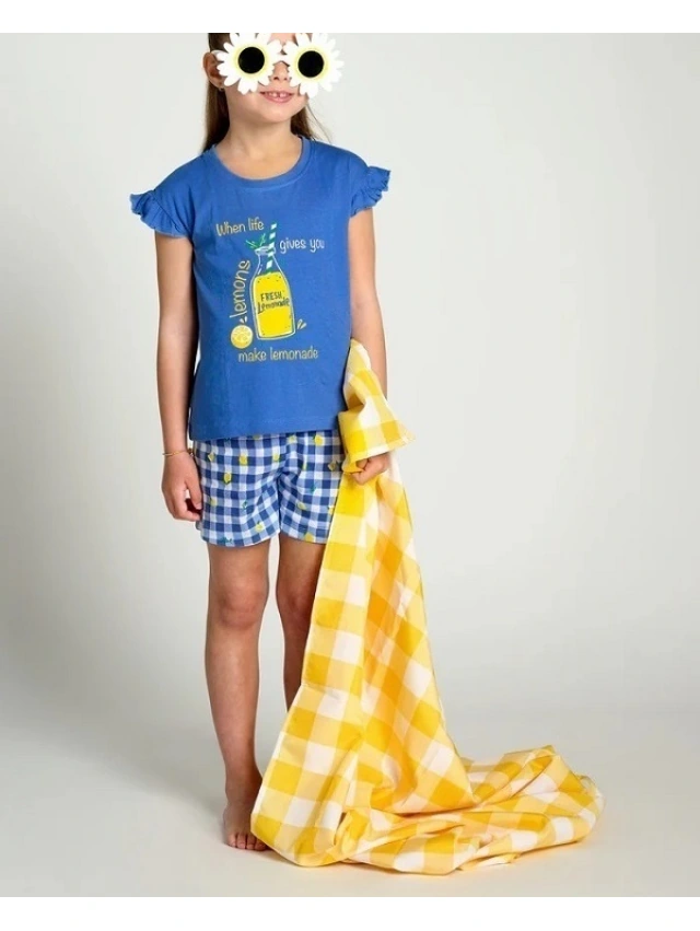 PIJAMA MANGA CORTA NIÑA MUYDEMI