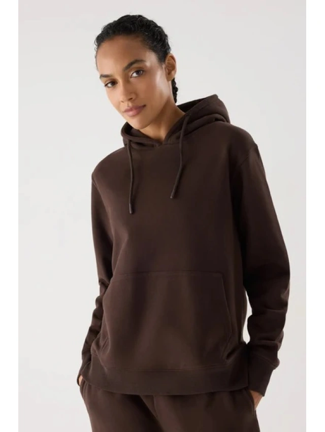 SUDADERA AFELPADA CON CAPUCHA Y. MORA 