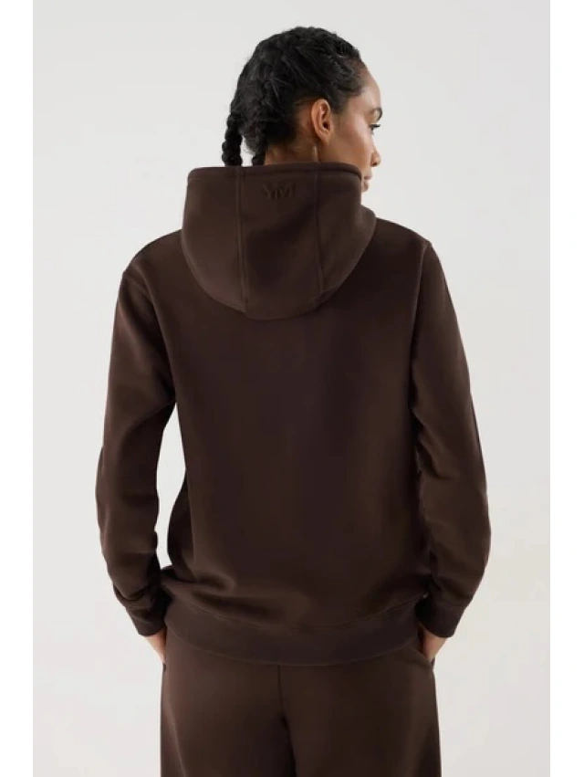 SUDADERA AFELPADA CON CAPUCHA Y. MORA 