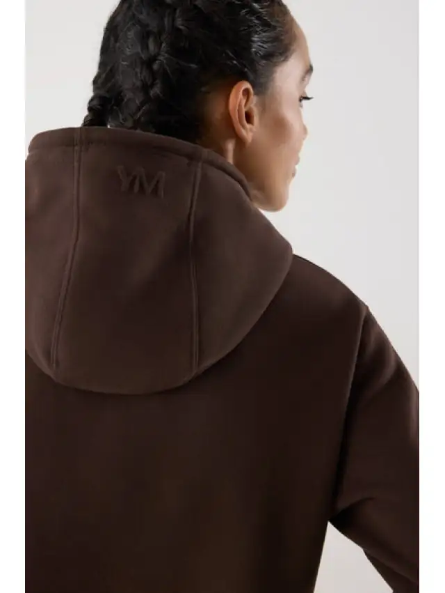 SUDADERA AFELPADA CON CAPUCHA Y. MORA 