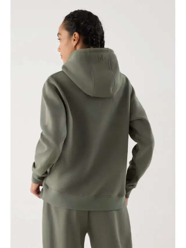SUDADERA AFELPADA CON CAPUCHA Y. MORA 