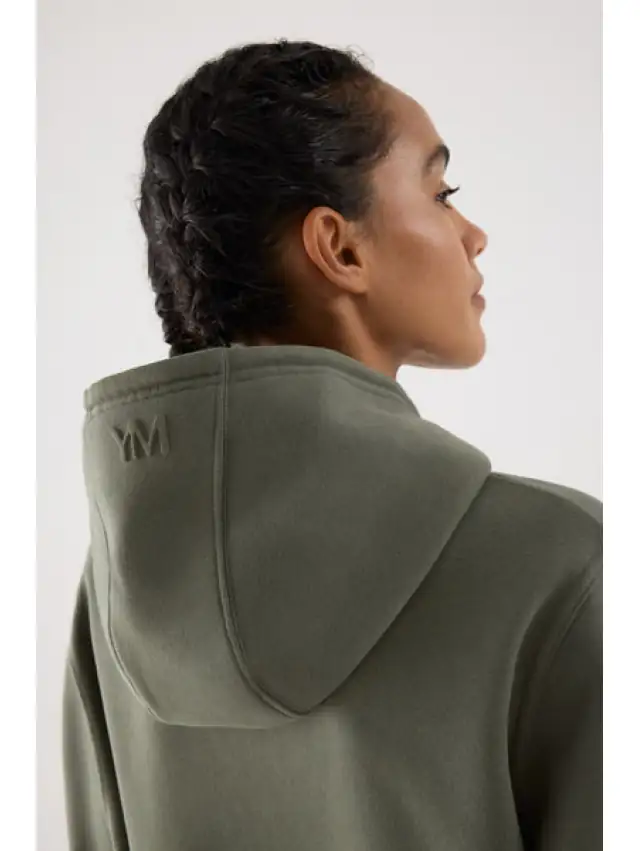 SUDADERA AFELPADA CON CAPUCHA Y. MORA 
