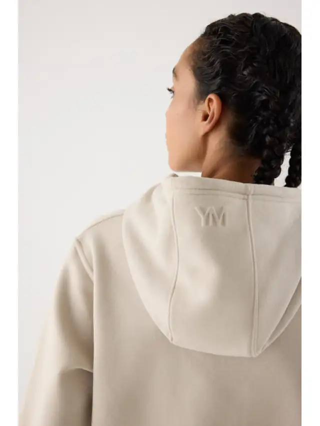 SUDADERA AFELPADA CON CAPUCHA Y. MORA 