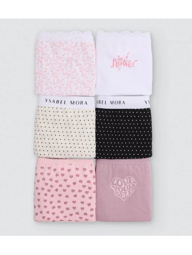BRAGA NIÑA PACK2 ALGODON Y.MORA