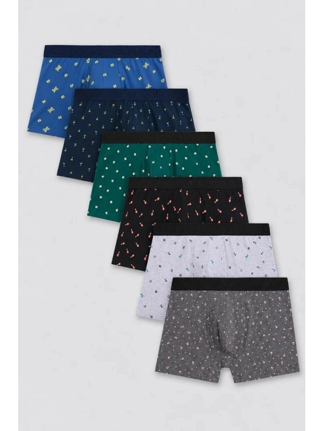 BOXER HOMBRE PACK2 ALGODON Y.MORA