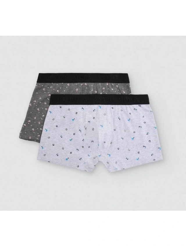 BOXER HOMBRE PACK2 ALGODON Y.MORA