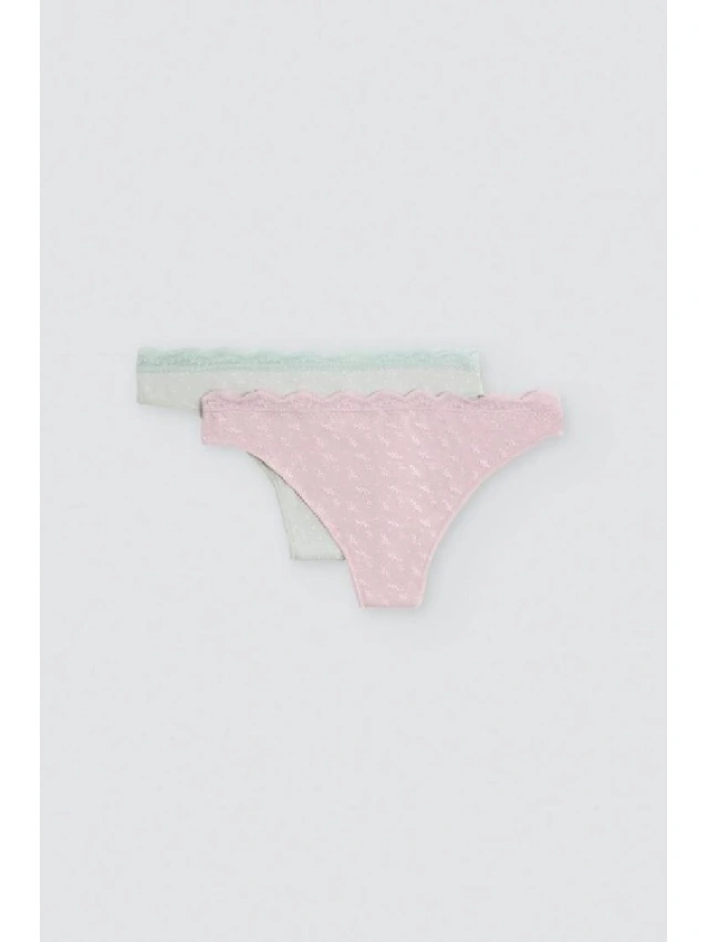 TANGA MUJER PACK2 ALGODON Y.MORA