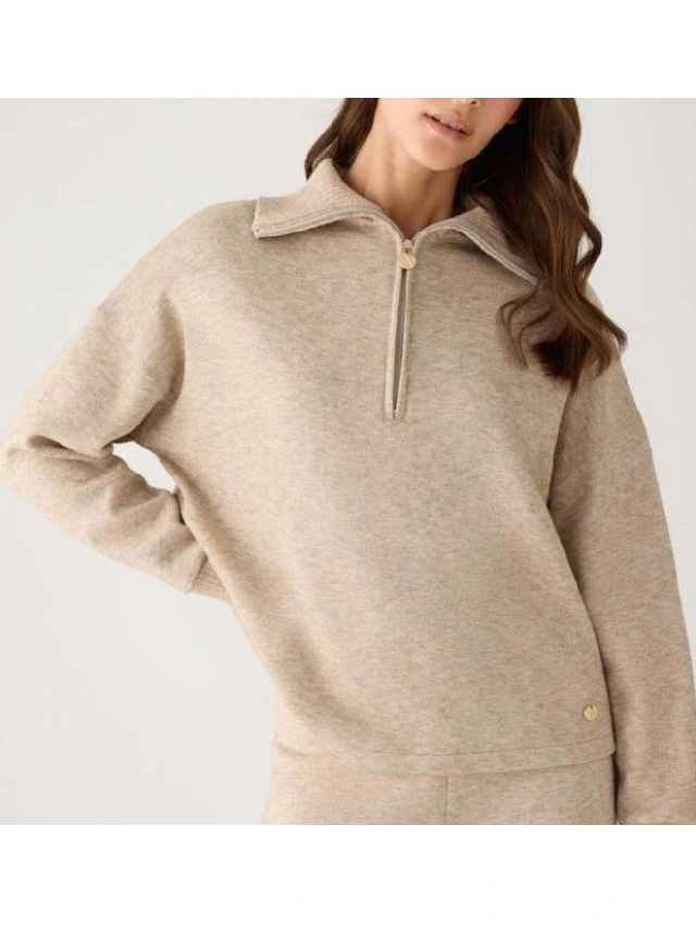 SUDADERA MUJER CON CREMALLERA Y.MORA