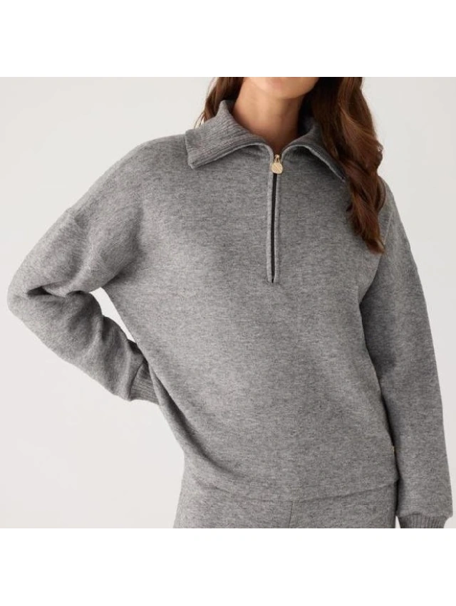 SUDADERA MUJER CON CREMALLERA Y.MORA