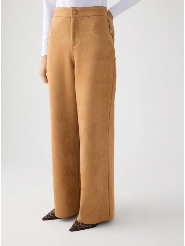 PANTALÓN MUJER ANCHO EFECTO ANTE  Y.MORA