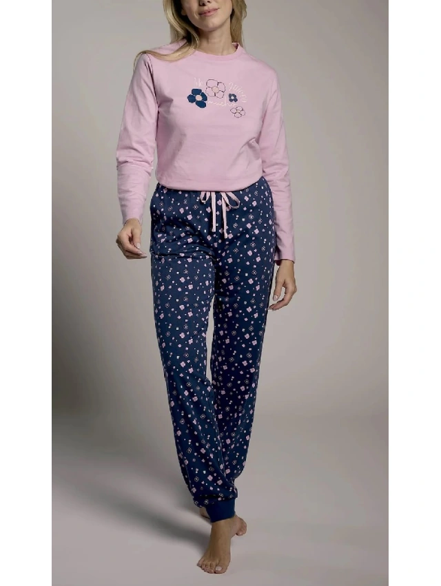 PIJAMA MUJER 100% ALGODON MUYDEMI