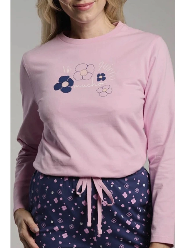 PIJAMA MUJER 100% ALGODON MUYDEMI