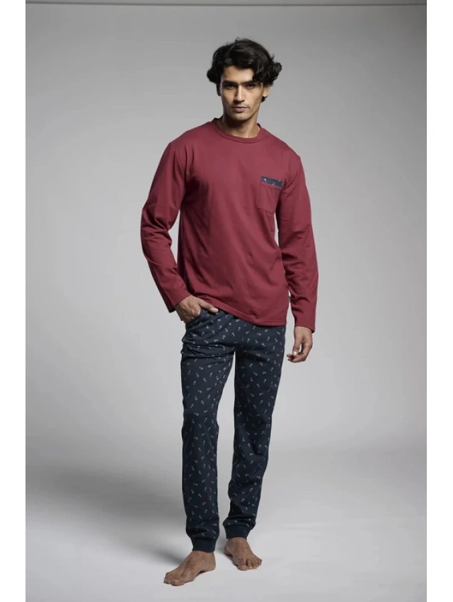 PIJAMA HOMBRE 100% ALGODON MUYDEMI
