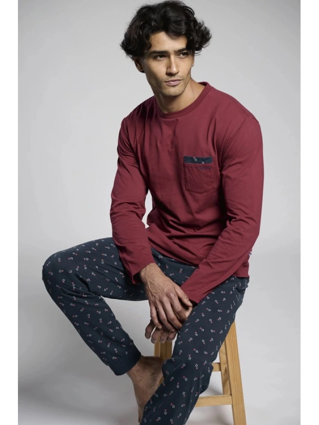 PIJAMA HOMBRE 100% ALGODON MUYDEMI