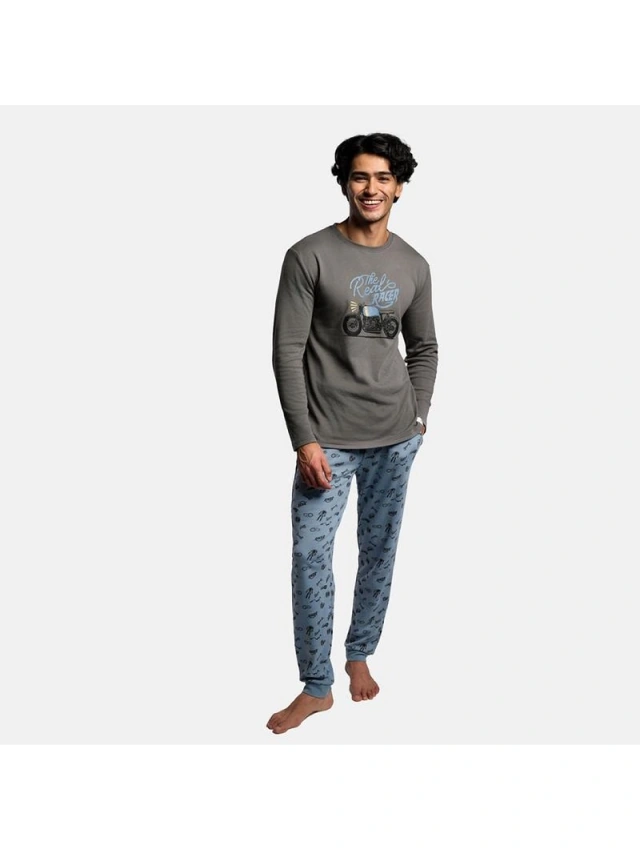 PIJAMA HOMBRE 100% ALGODON MUYDEMI