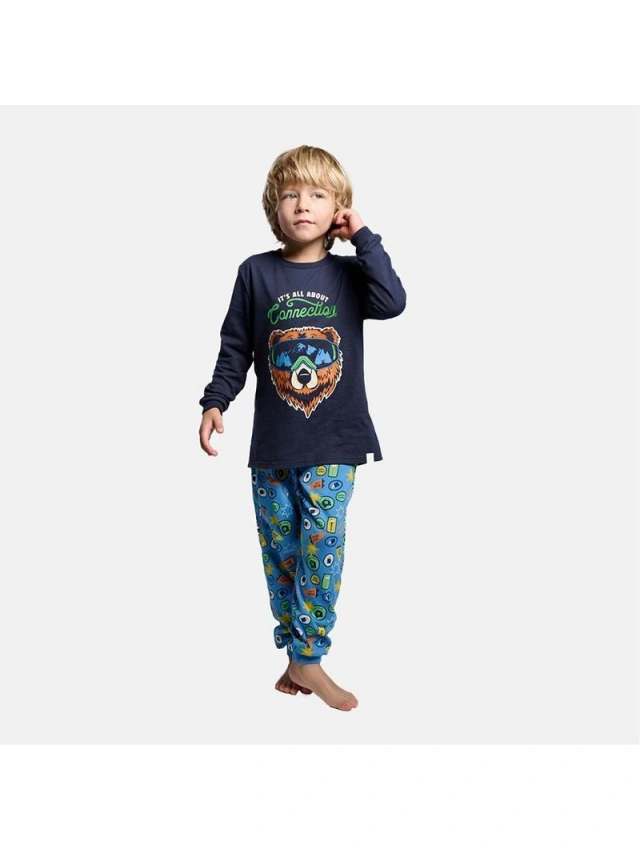PIJAMA NIÑO 100% ALGODON MUYDEMI