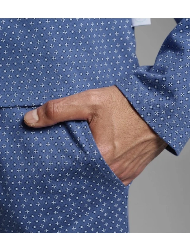PIJAMA HOMBRE ABIERTO 100% ALG MUYDEMI