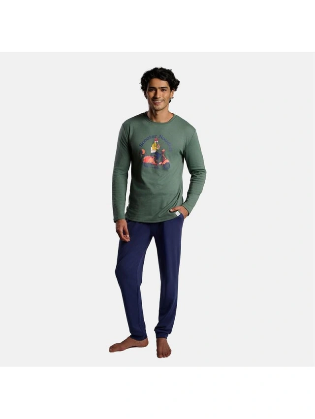 PIJAMA HOMBRE AFELPADO MUYDEMI