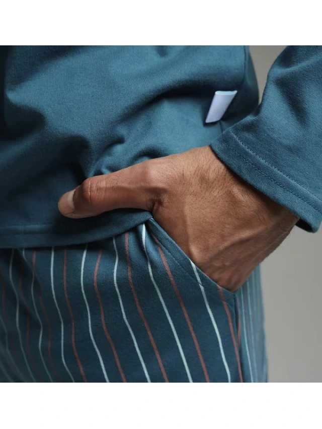 PIJAMA HOMBRE 100% ALGODON MUYDEMI