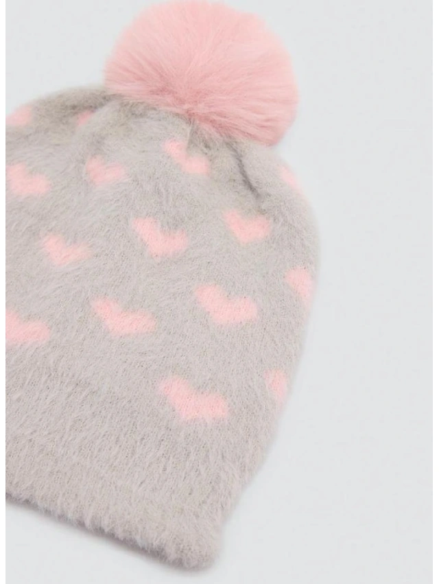 	CONJUNTO GORRO+CUELLO  NIÑA Y.MORA.