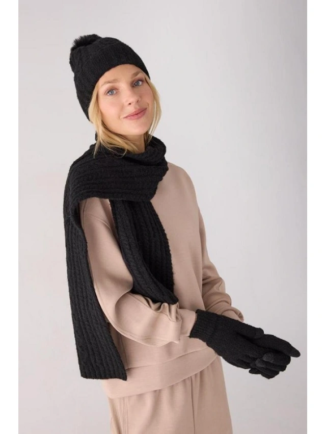 CONJUNTO GORRO+BUFANDA+GUANTES MUJER Y.MORA