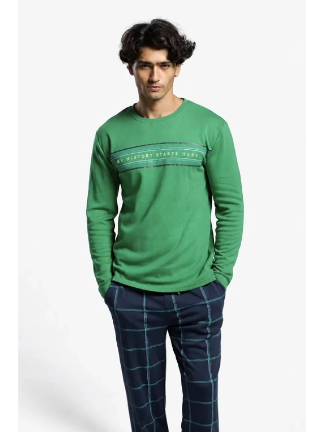 PIJAMA HOMBRE AFELPADO MUYDEMI