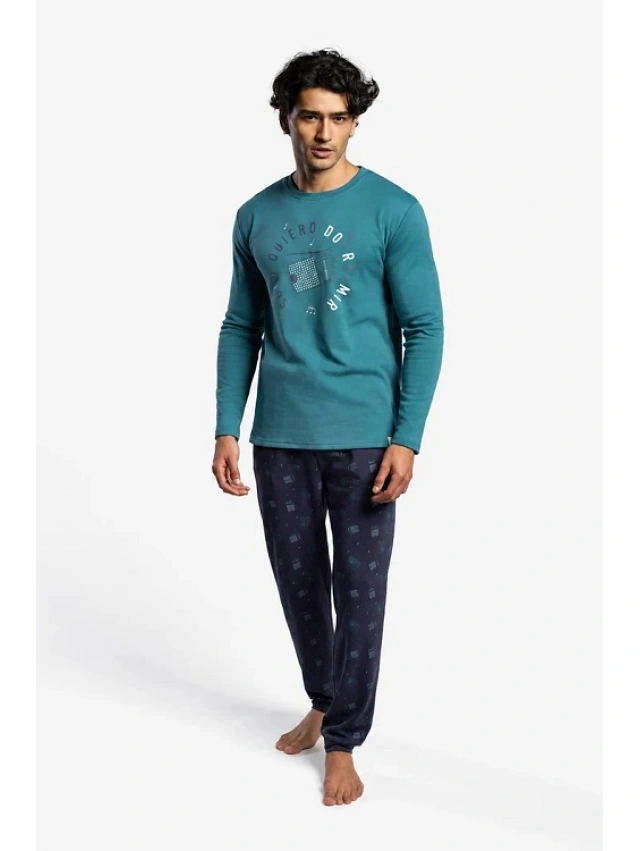 PIJAMA HOMBRE AFELPADO MUYDEMI