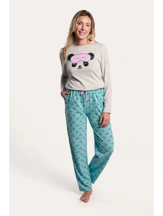 PIJAMA MUJER INVIERNO MUYDEMI